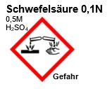 Schwefelsäure 1N (0.5mol) Gehalt ca. 4,8% H2SO4, 1000ml