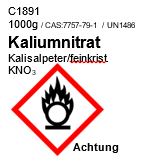 Kaliumnitrat / K-Salpeter feinkrist. 1000g