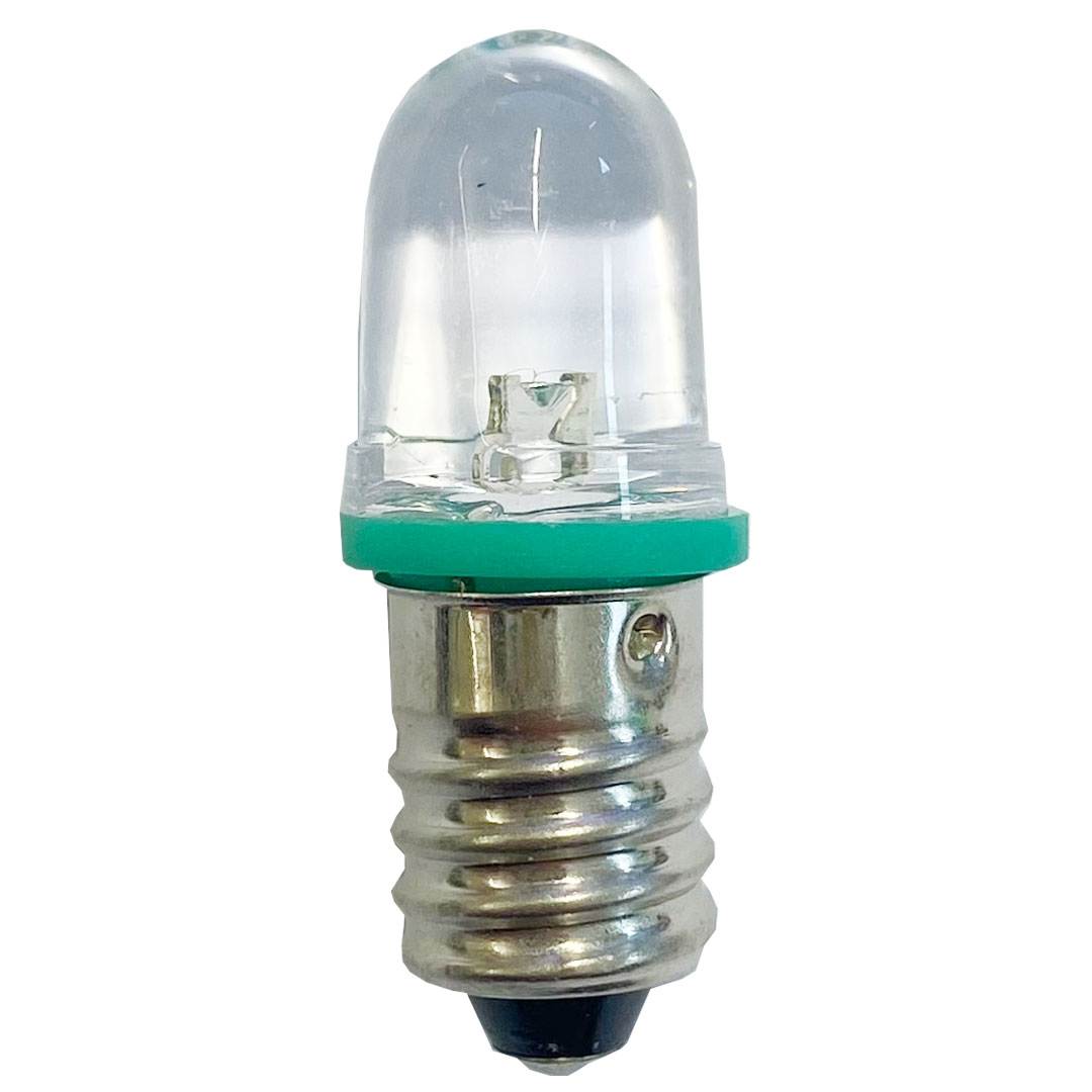 LED Glühlampen grün E10, 4,5V/17mA