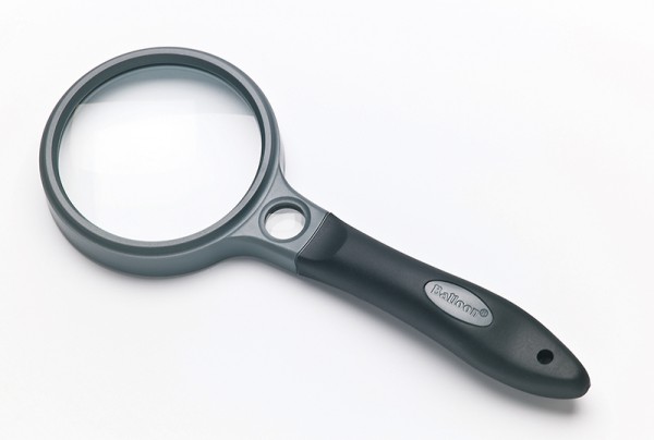 Handlupe 2,5x,11,5x, D=75mm