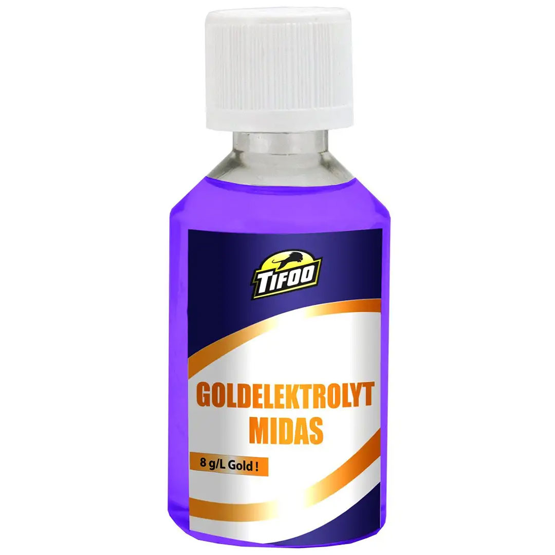 Gold-Elektrolyt, Midas, 50ml, Galvanisieren