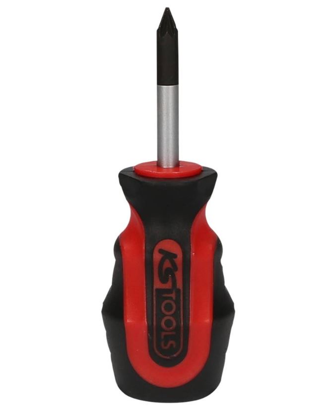 Kreuz-Schraubenzieher, kurz, Grösse 1