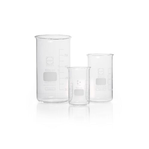 Becherglas Boro 3.3, h.F., 100ml, graduiert, ohne Ausguss