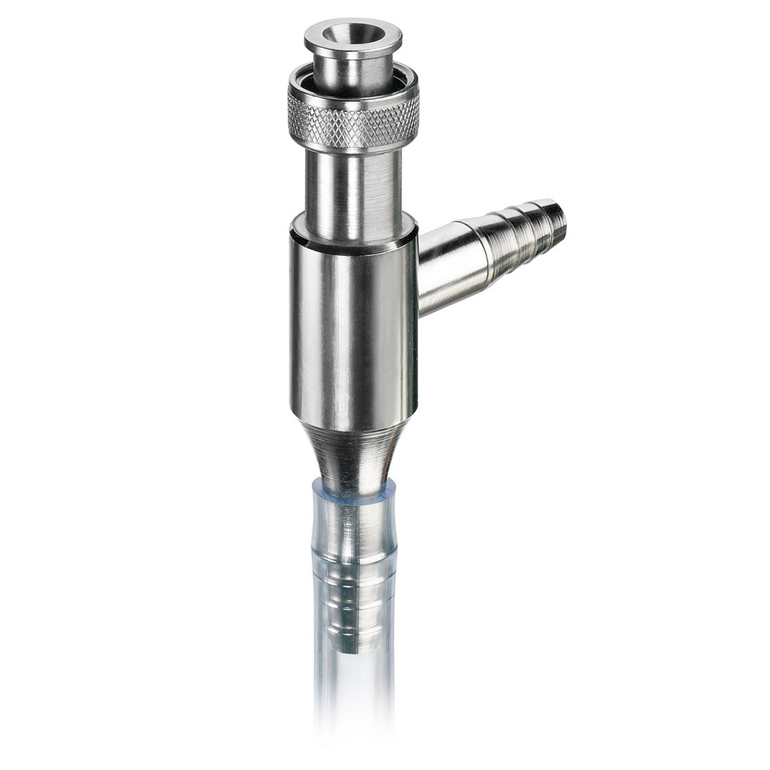 USBECK Wasserstrahlpumpe mit Manometer