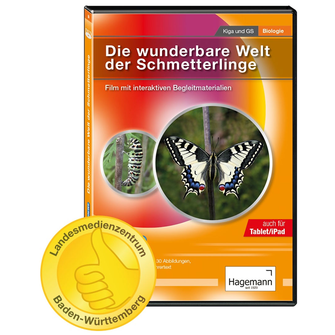 DVD Didaktisch,  Die wunderbare Welt der Schmetterlinge, ca. 12 Min.
