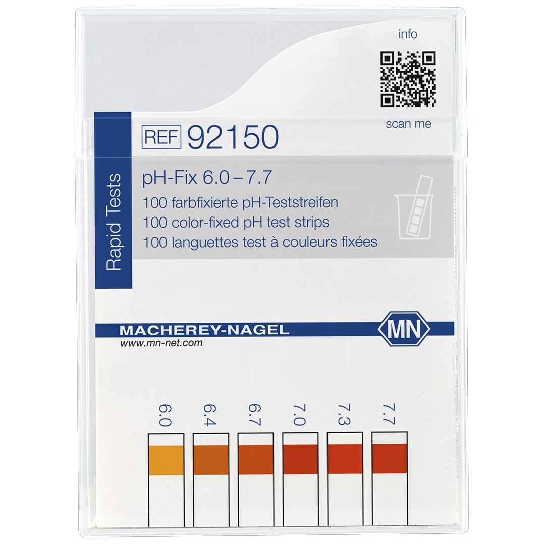 MACHEREY-NAGEL pH-Fix Indikator Stäbchen, pH 6,0- 7,7, 100 Stäbchen