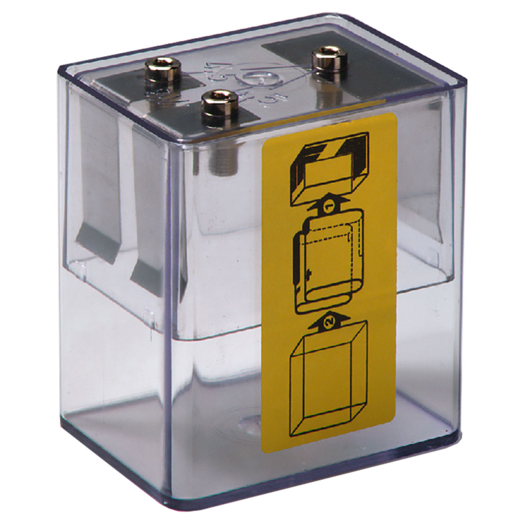 Batteriehhalter für Flachbatterie 2x4,5V, 75x55x80mm