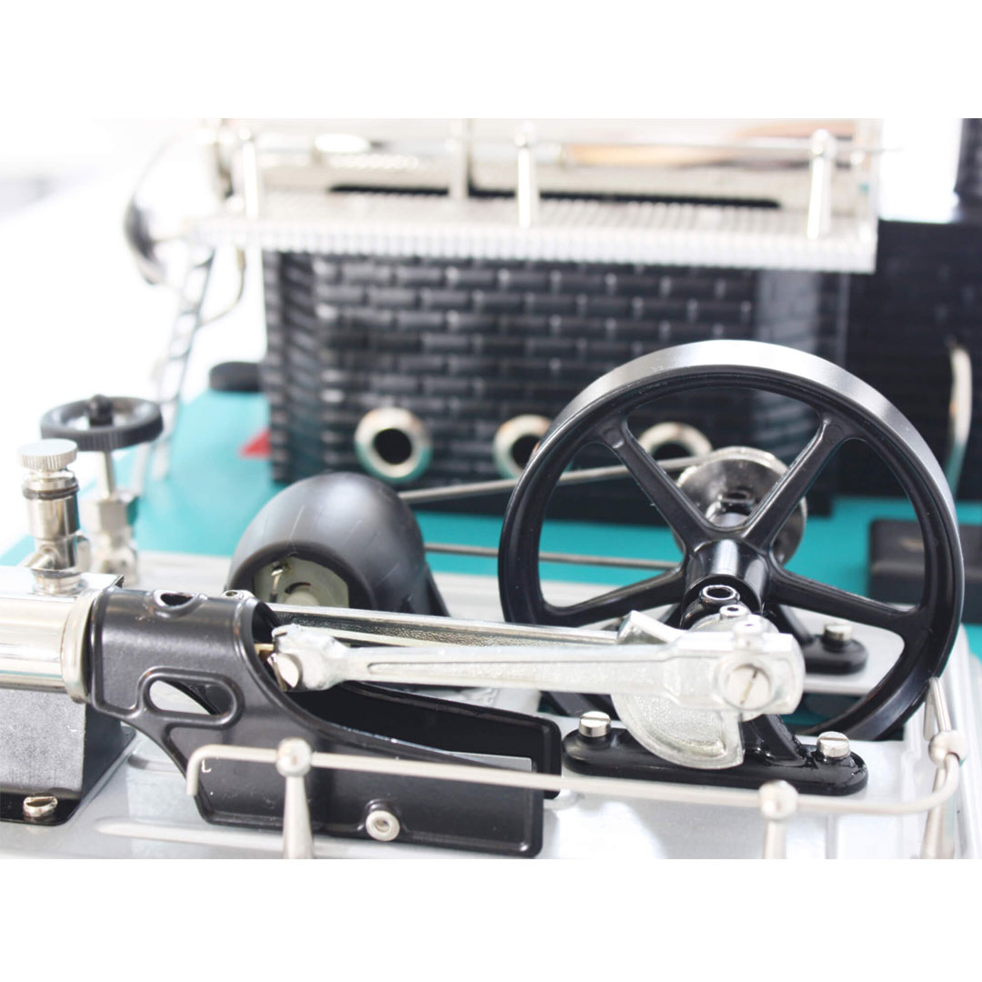 WILESCO Dampfmaschine mit Strassenlaterne D18