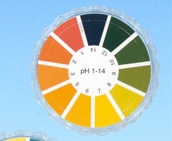 Indikator Papier, pH 1-14, mit Farbskala, L=5m