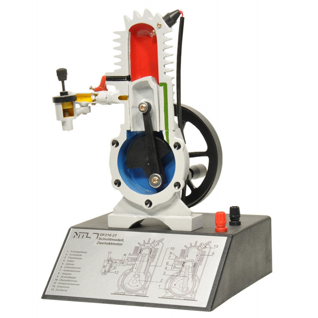 Zweitaktmotor, Schnittmodell