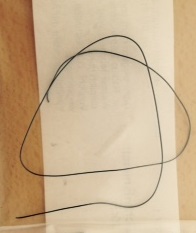 Gedächtnismetall, L=ca. 20cm, D= ca. 0,4mm