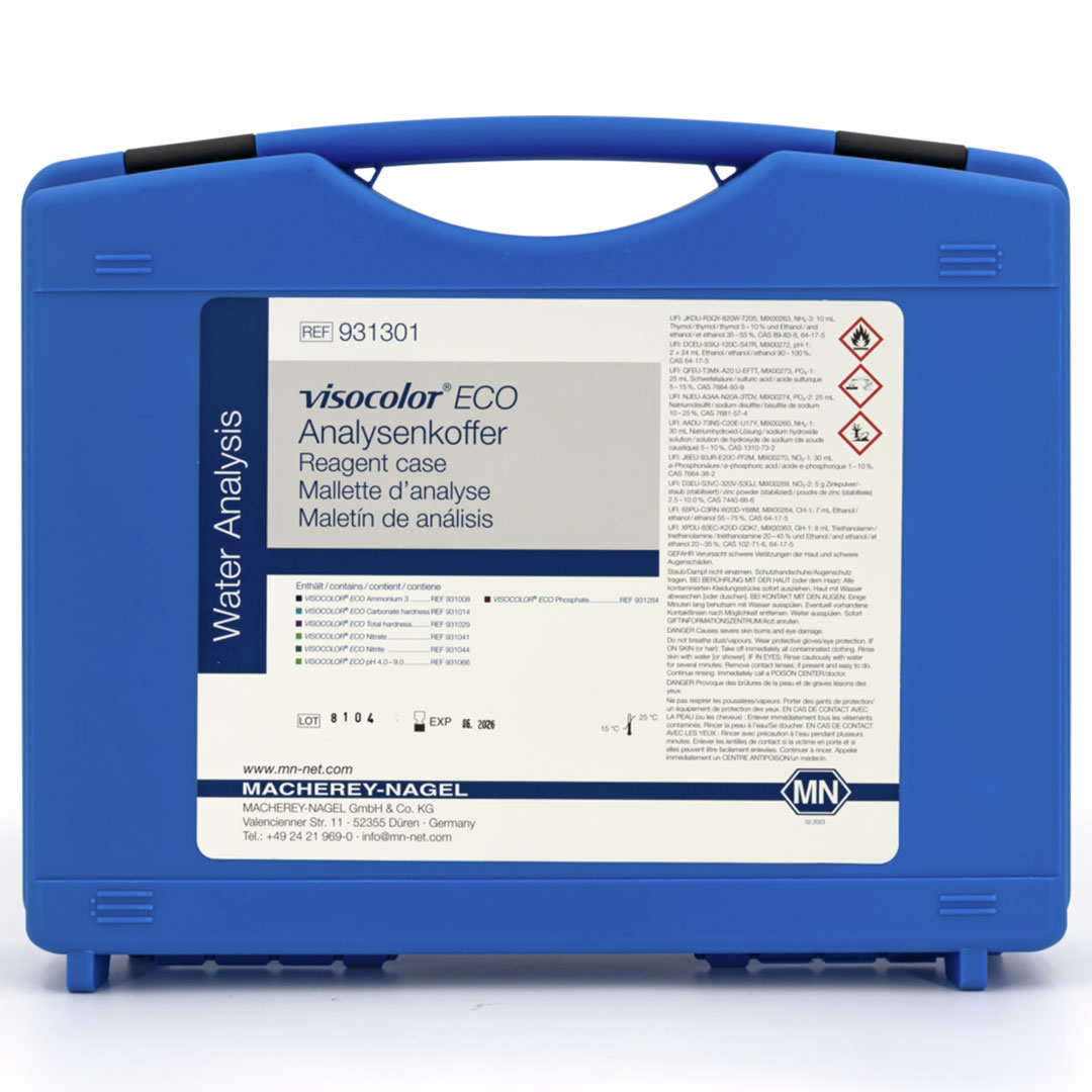 MACHEREY-NAGEL Wasseranalysen Koffer, VISOCOLOR® Analysenkoffer