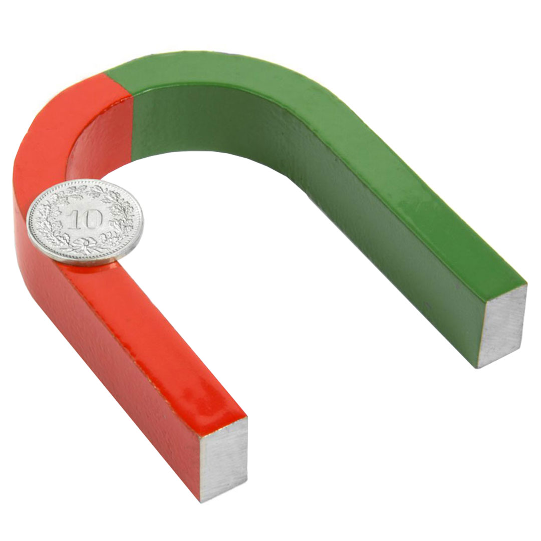 Hufeisenmagnet mittel AlNiCo5, H=80mm, B=60mm