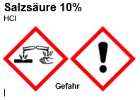 Salzsäure, 10%, 1000ml