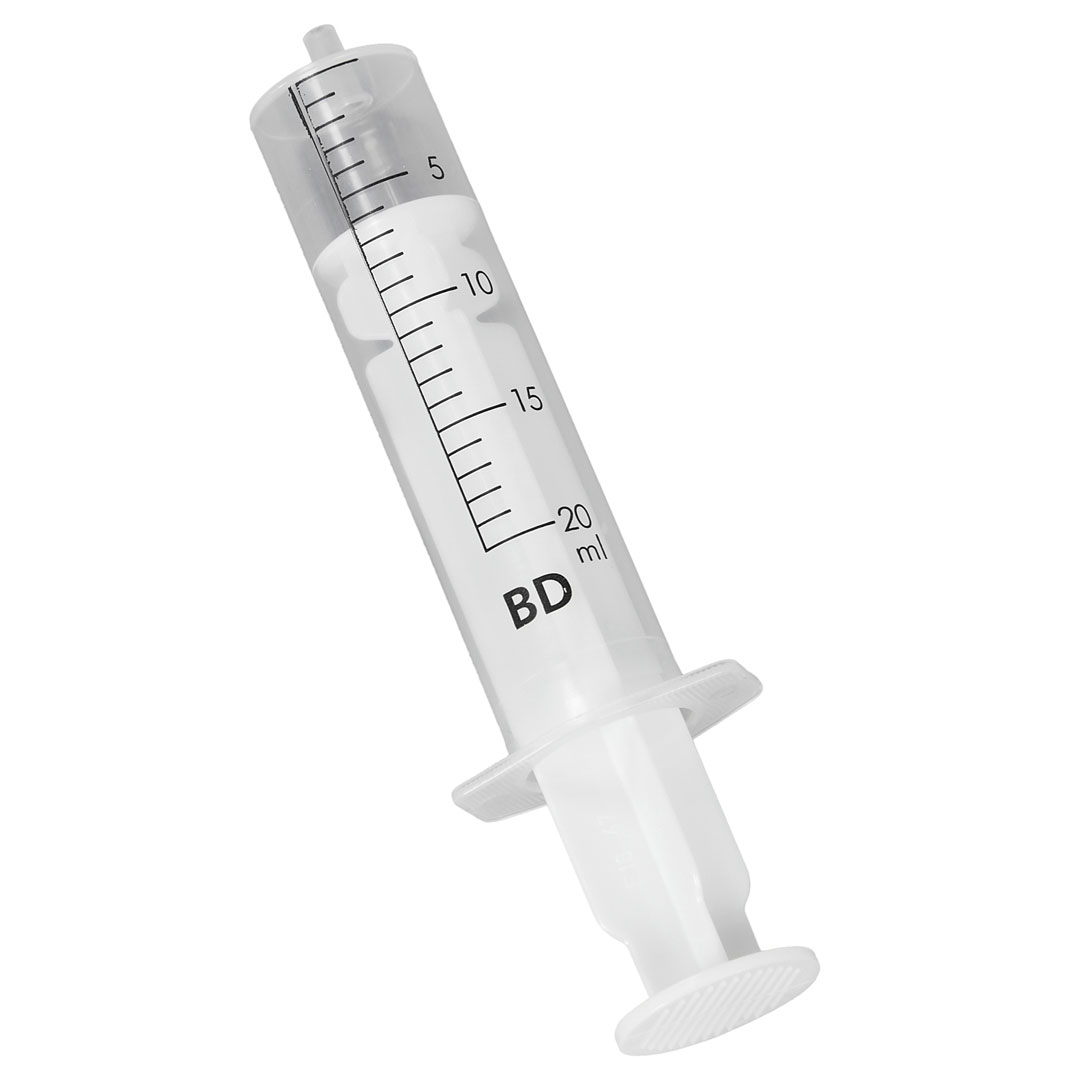 Plastikspritzen  20ml, ohne Kanülen, Ansatz Luer, 10Stk.