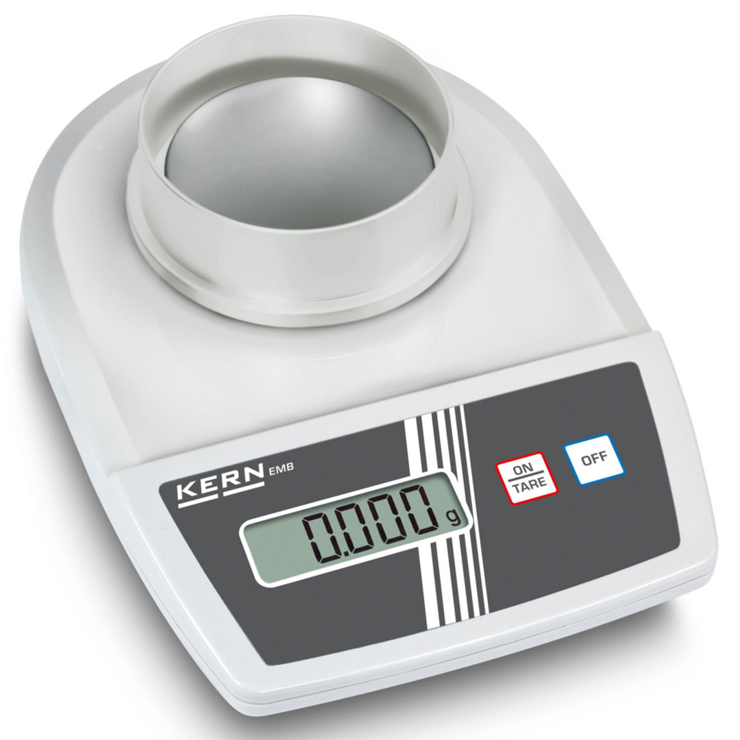 KERN Präzisionswaage 100g, 0,001g, KS-Wägeplatte D=82mm