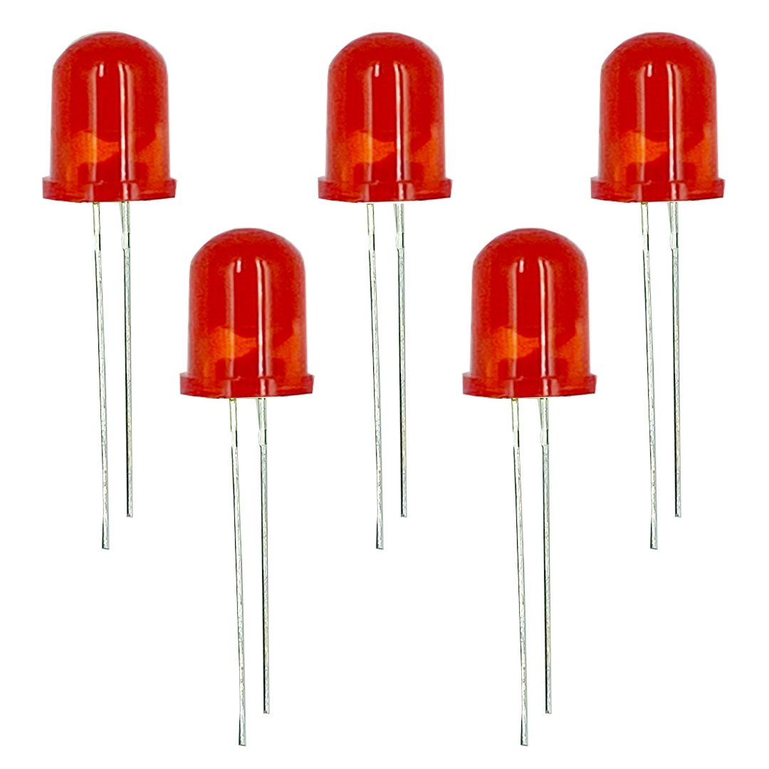 ELAR LED D=5mm rot, 10mA, 5 Stk.