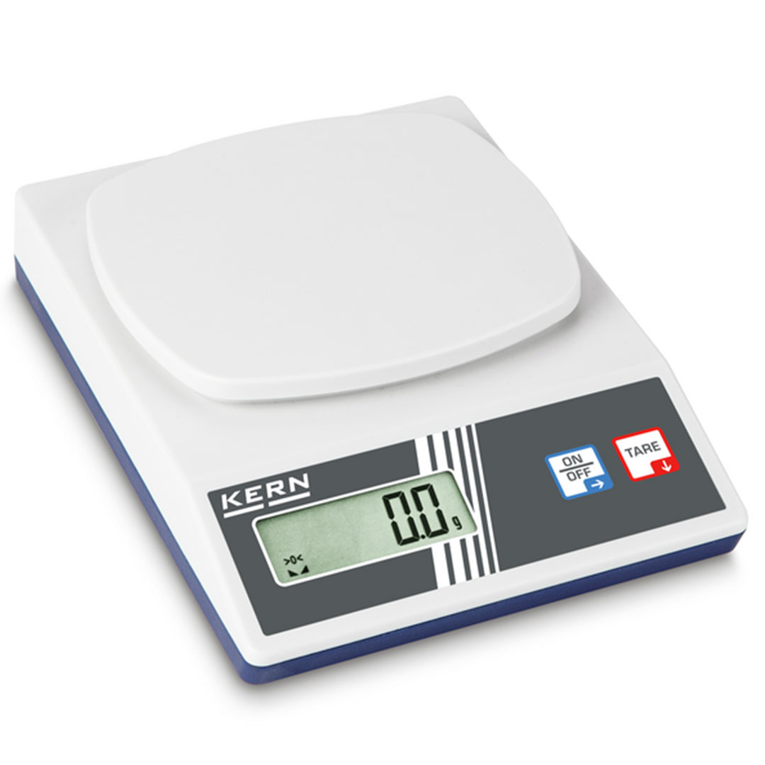 KERN Schulwaage Set, 620g, 0,1g, KS-Wägeplatte, 5 Stück