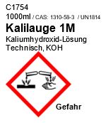 Kalilauge 1N (1M), 1000ml
