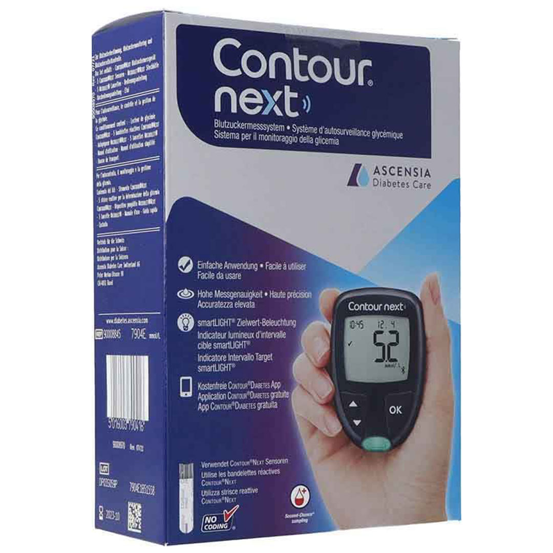 Contour next Blutzuckermessgerät inkl. Next Sensoren, 50Stk. - Set ...