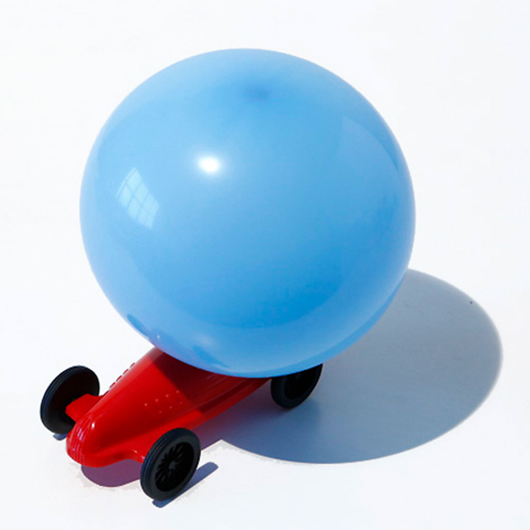 Ballonauto, farblich asssortiert