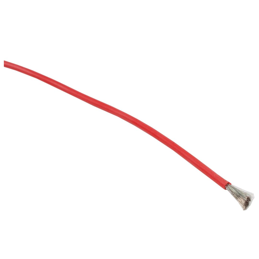 Kabel Silikon, 2,5mm2, rot. 1m