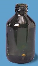 Enghals, Veral, Glas, 500ml, braun