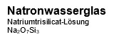 Wasserglas Natriumsilicatlösung / Natronwasserglas, 1000ml