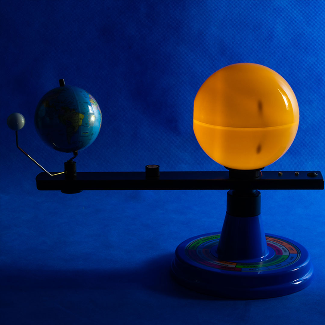 JANGAR Tellurium Orbiter Modell, Sonne, Mond und Erde in Bewegung