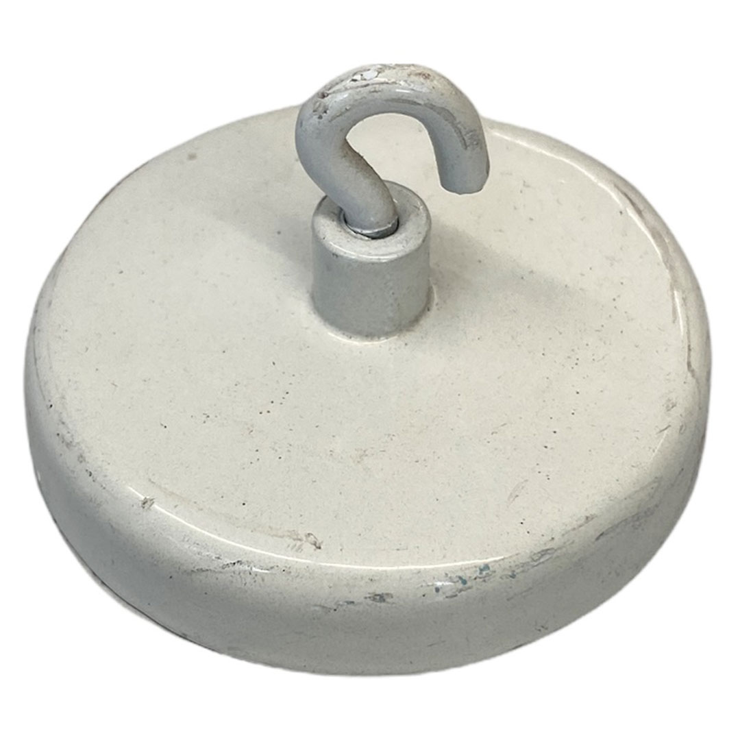 Haftmagnet, weiss, D=50mm
