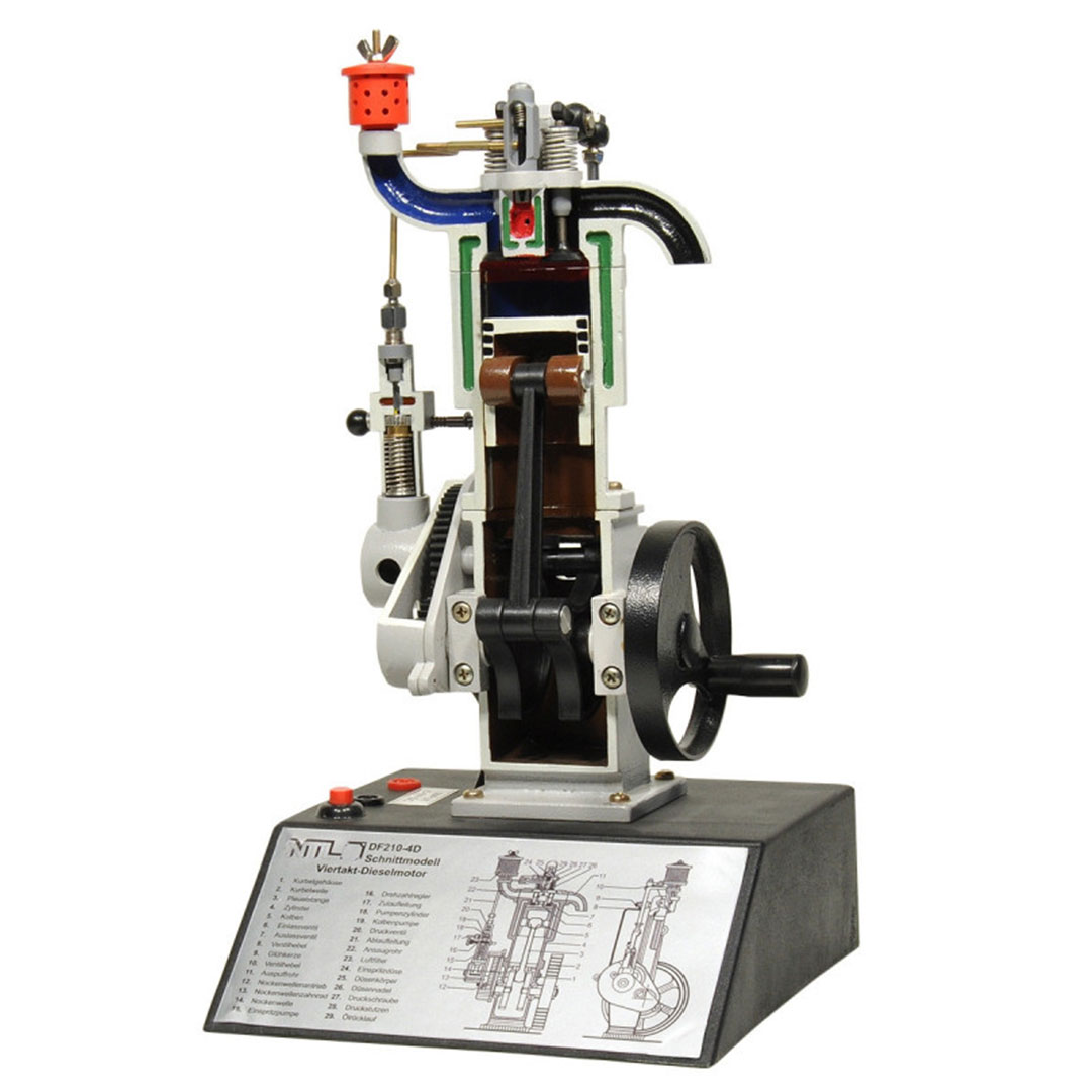 Dieselmotor, Schnittmodell
