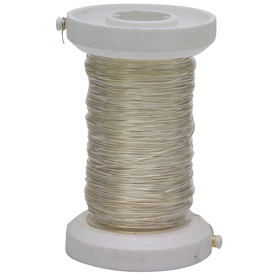 Kupferdraht versilbert 0,25 mm x 100m Kupferdraht versilbert 0,25 mm x 100m