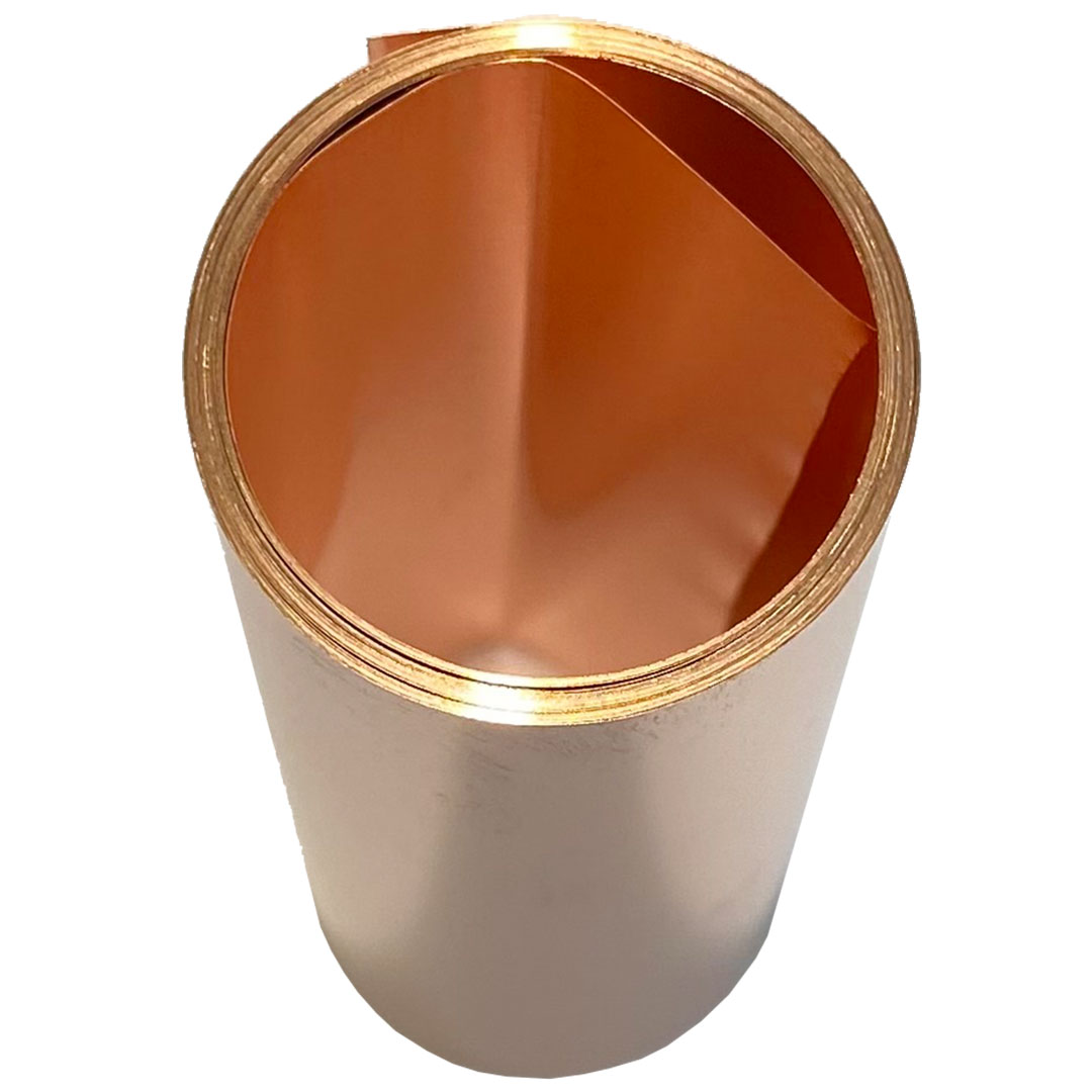 Kupfer Folie D=0,065mm, L=2100mm, B= 80mm ~90g