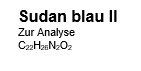 Sudan II blau, zur Analyse, 25g