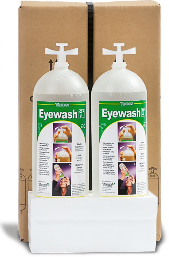 Ersatz-Augenspülflaschen, 2 x 1 Literflaschen