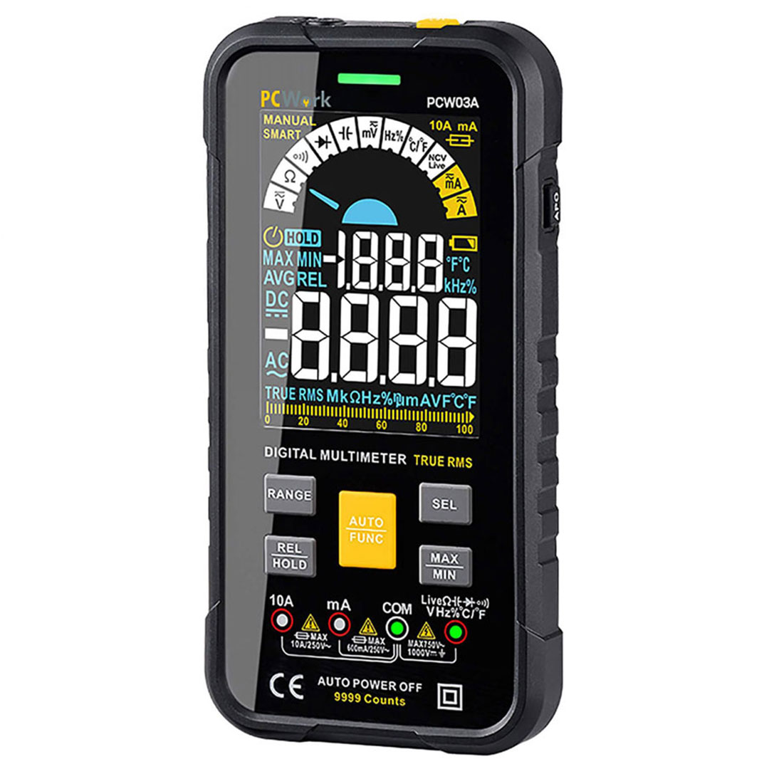 Multimeter digital, smart, True RMS, PCW03A