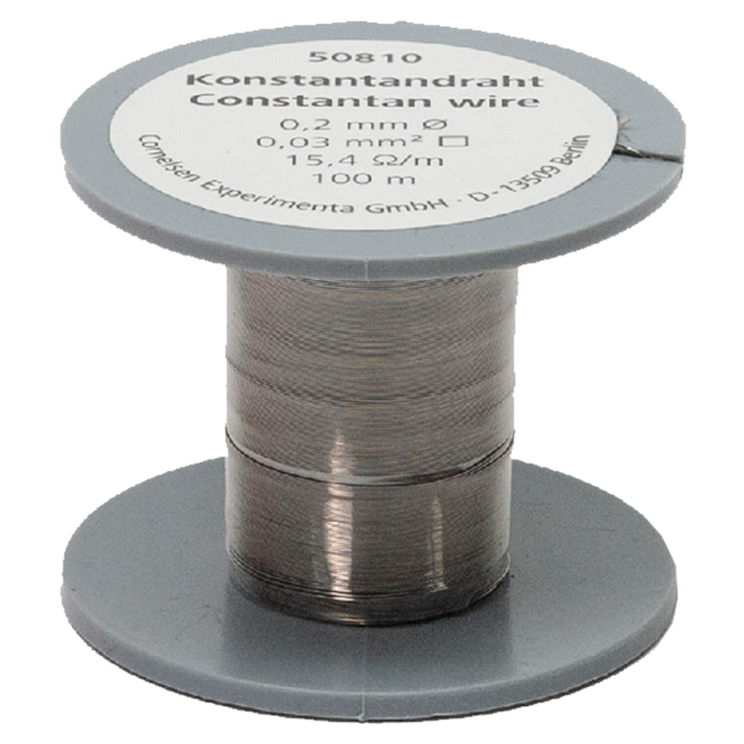 Konstantandraht 0,4mm x 50m, Querschnitt 0,12mm2 Konstantandraht 0,4mm x 50m, Querschnitt 0,12mm2