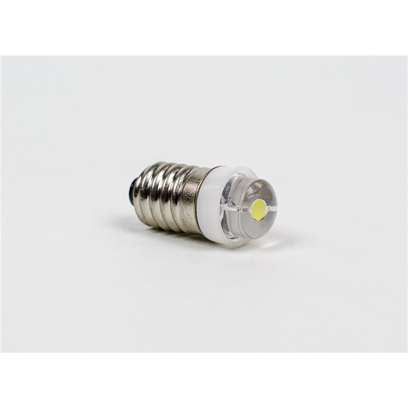 LED Lampe, 6 V/60mAh, E10 (mit Linse)