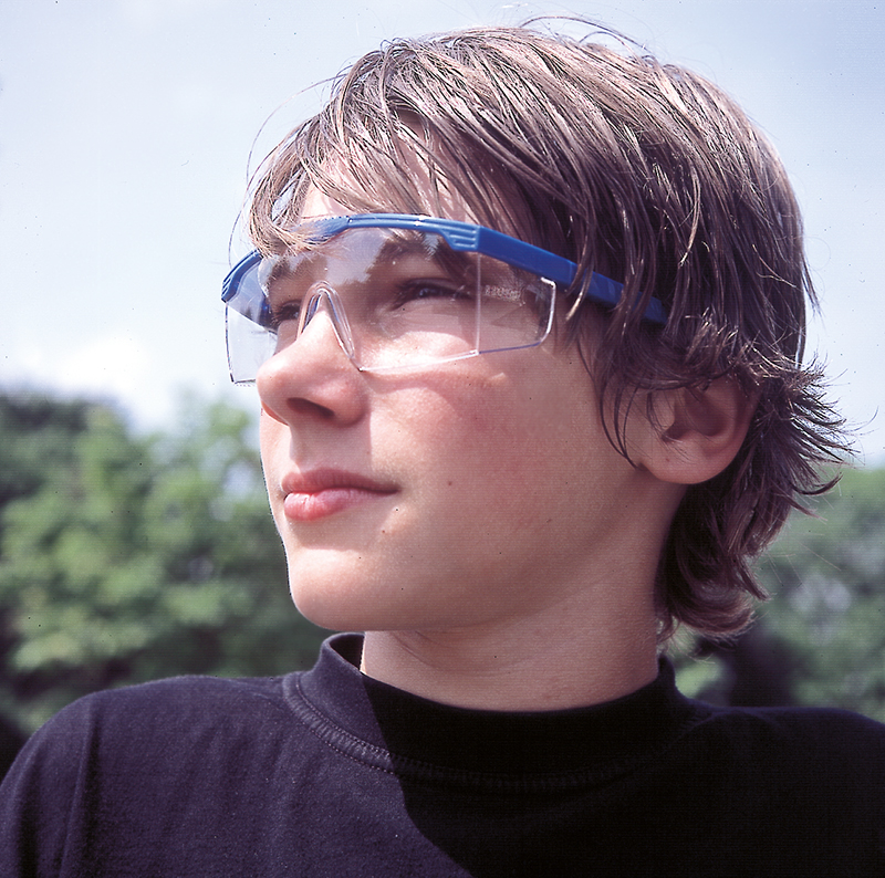 Schutzbrille Schüler, Bügel verstellbar