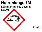 Natronlauge 1N (1M) Gehalt ca. 3.8%, 1000ml