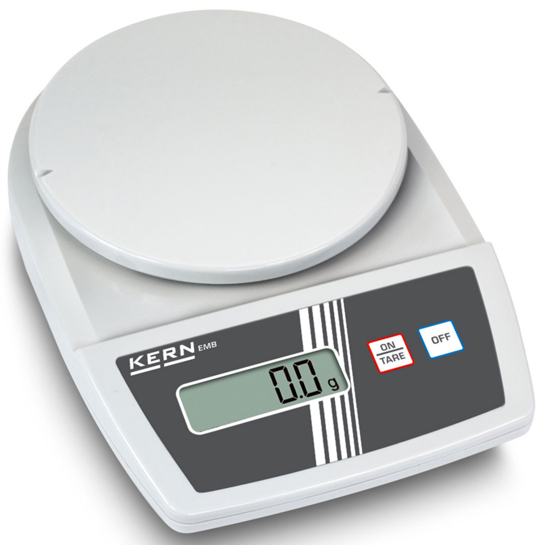 KERN Schulwaage, 1200g, 0,1g, KS-Wägeplatte D=150mm