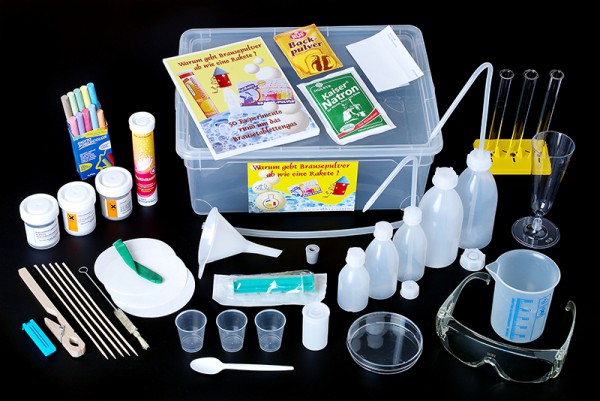 Brausepulver, Experimentierkasten Brausepulver, Experimentierkasten