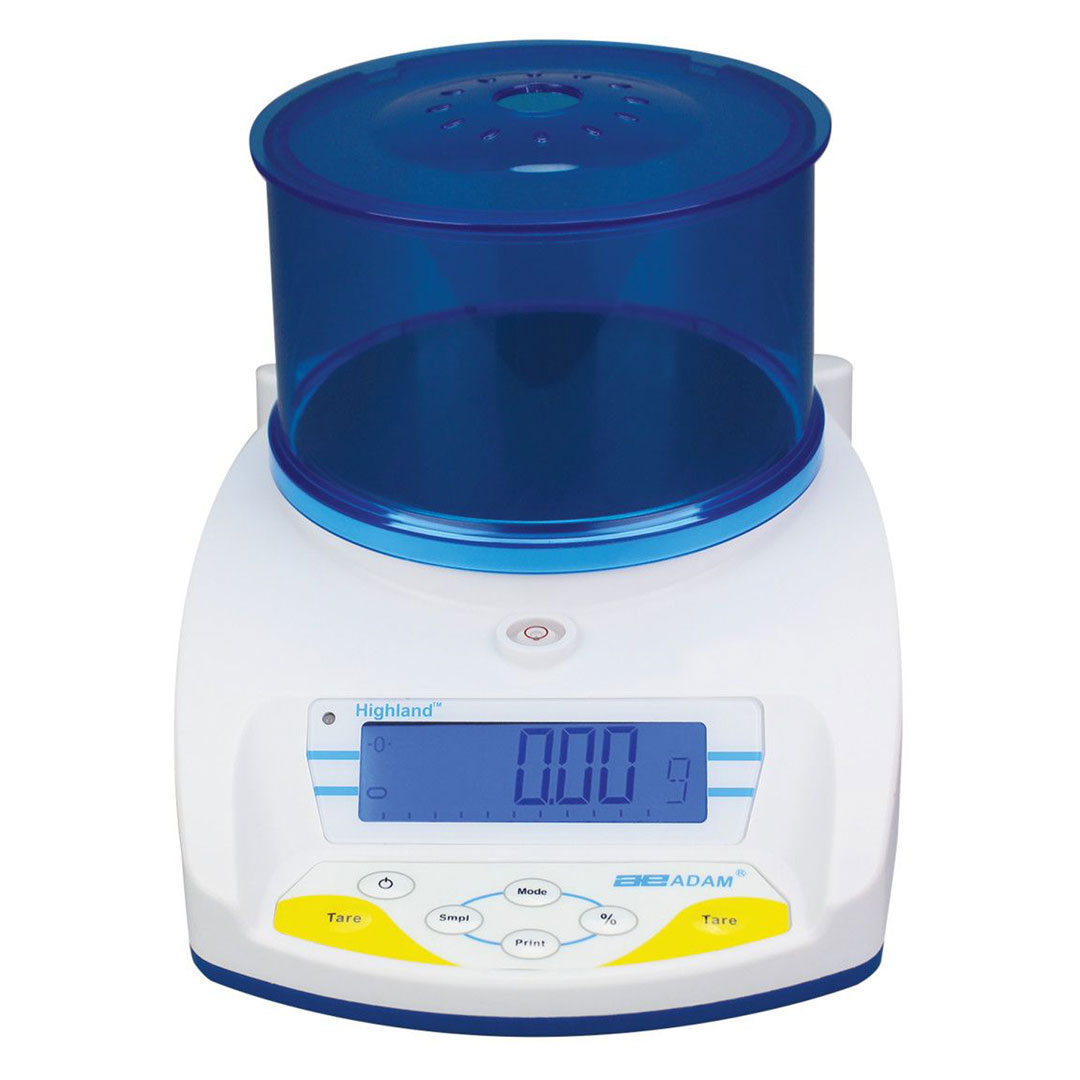 AE ADAM Präzisionswaage Highland HCB2202, 2200g, 0,01g, Wägeplatte  ø=120mm
