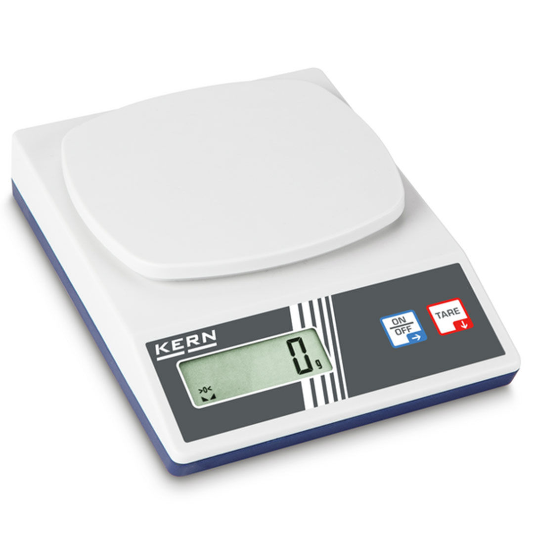 KERN Schulwaage Set, 2200g, 1g, KS-Wägeplatte, 5 Stück
