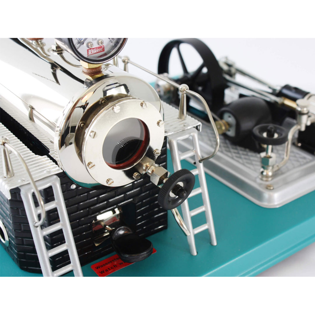 WILESCO Dampfmaschine mit Strassenlaterne D18