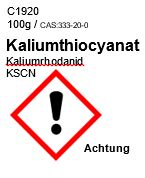 Kaliumrhodanid Kaliumthiocyanat, 100g
