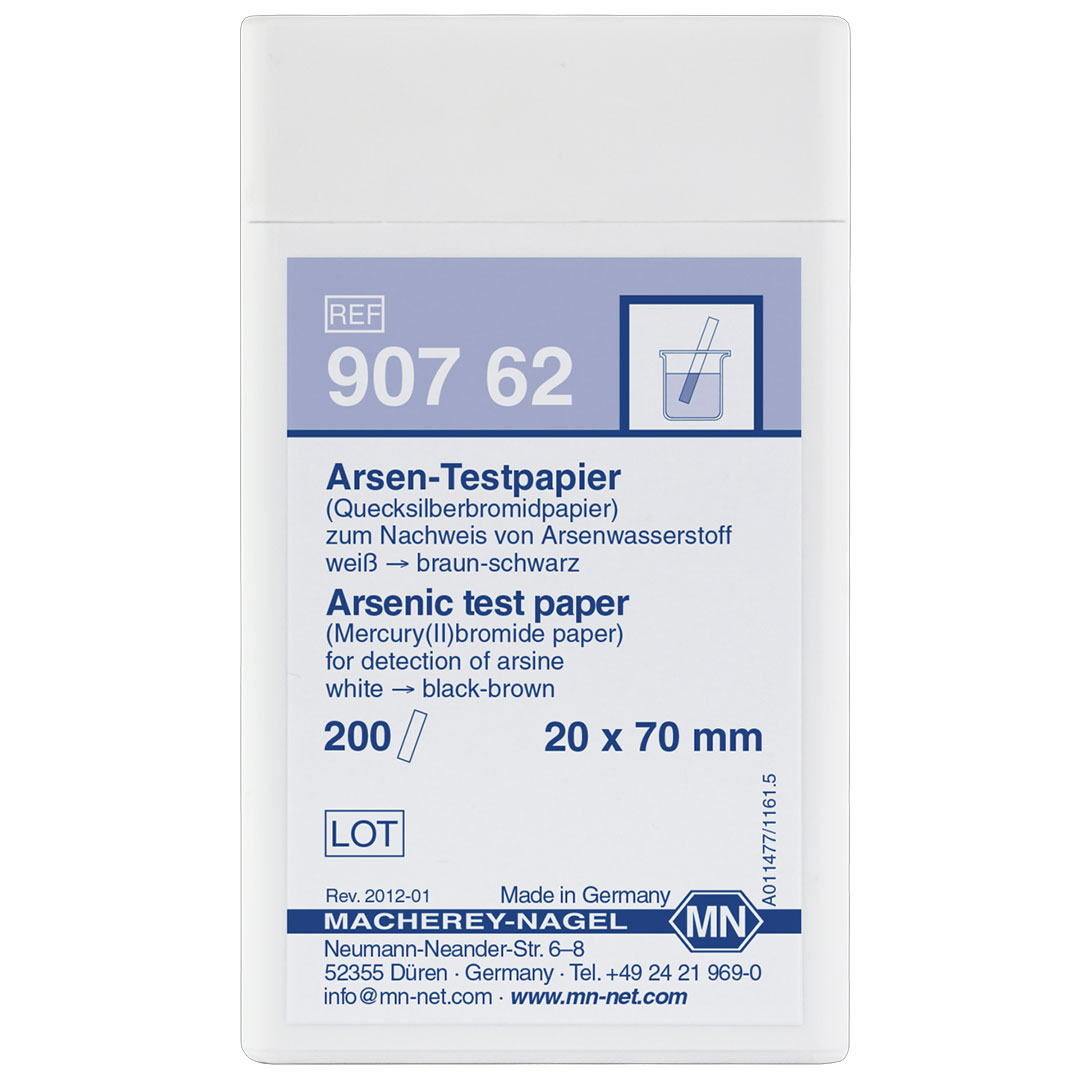 MACHEREY-NAGEL Arsen Testpapier 20x70mm, 200 Streifen
