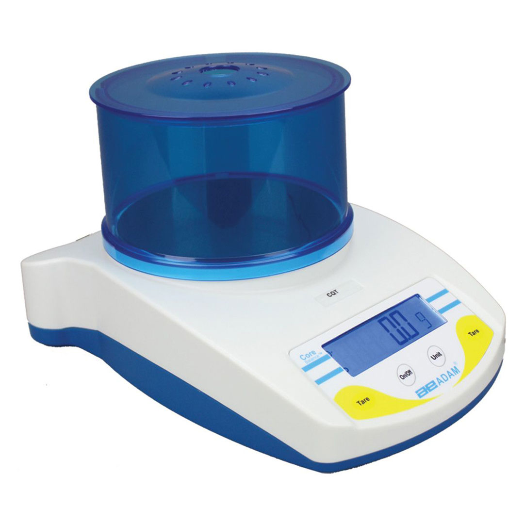 AE ADAM Präzisionswaage Core CQT, 1500g, 0,1g, Wägeplatte  ø=120mm