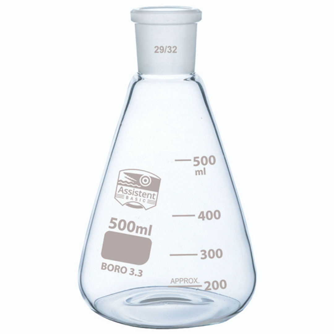 Erlenmeyer Boro 3.3, NS 29/32, graduiert, 1000ml