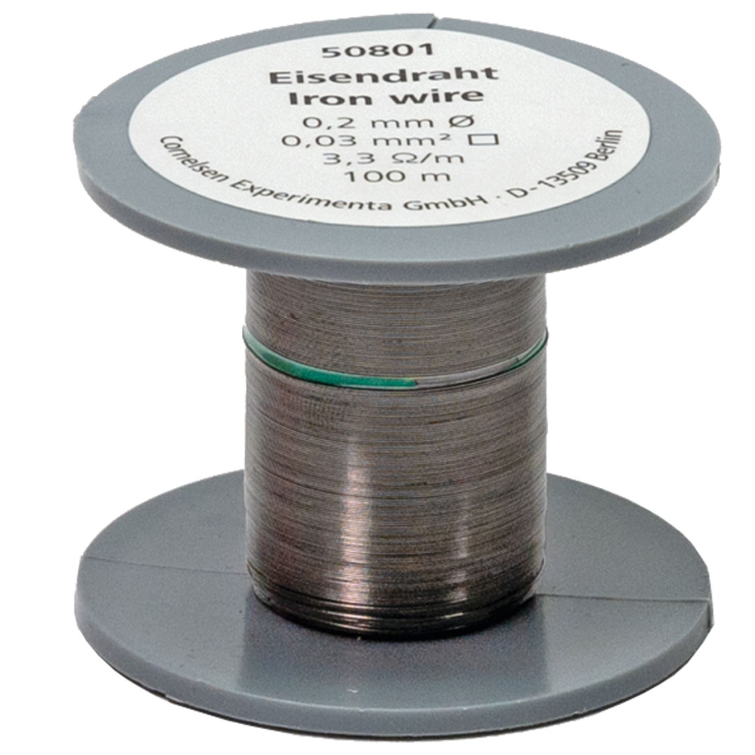 Eisendraht 0,4mm x 50m, Querschnitt 0,12mm2 Eisendraht 0,4mm x 50m, Querschnitt 0,12mm2